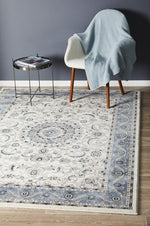 Julianna White Medallion Rug | Traditional Rugs Belrose | Rugs N Timber