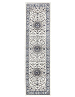 Julianna White Medallion Runner | Traditional Hall Runners Belrose | Rugs N Timber