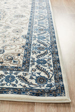 Julianna White Medallion Runner | Traditional Hall Runners Belrose | Rugs N Timber