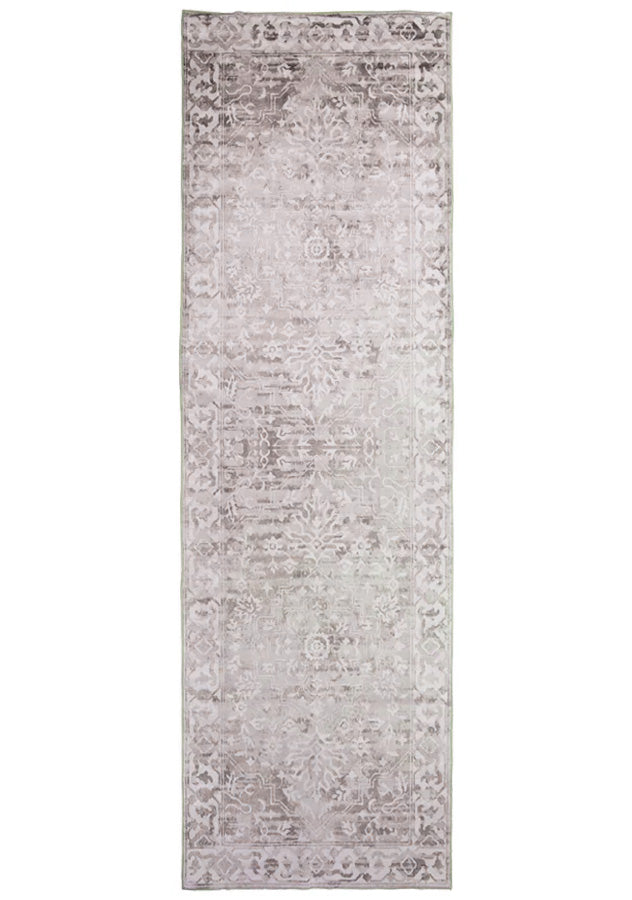 Fabiana Flora Beige Runner | Washable Mats Belrose | Rugs N Timber