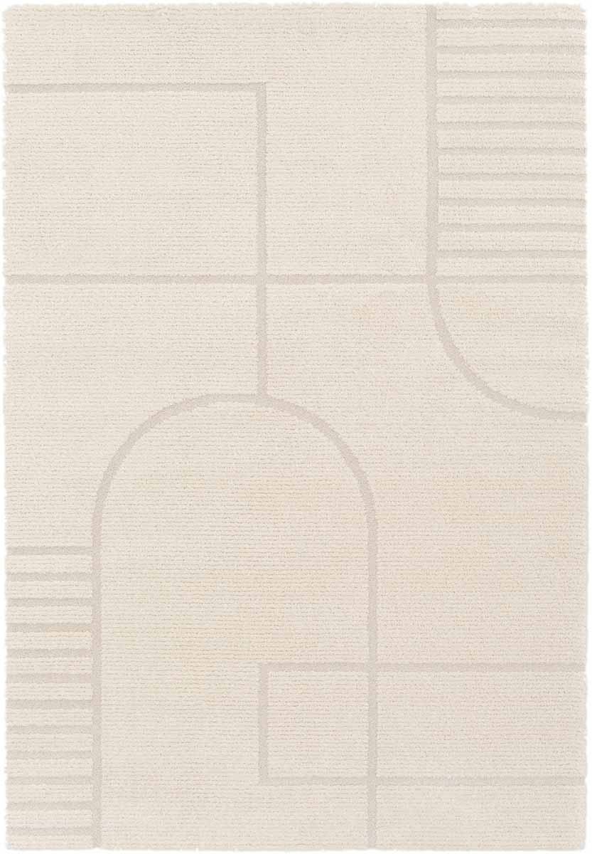 Lotus Ivory Shapes Rug