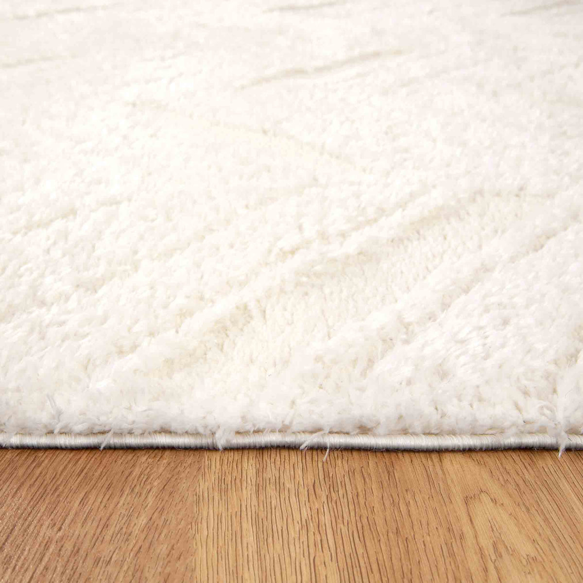 Atlanta Cream Herringbone Rug | Shaggy Rugs Belrose Sydney