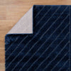 Atlanta Navy Angular Rug | Shaggy Rugs Belrose Sydney