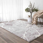 Atlanta Silver Marble Rug | Shaggy Rugs Belrose Sydney