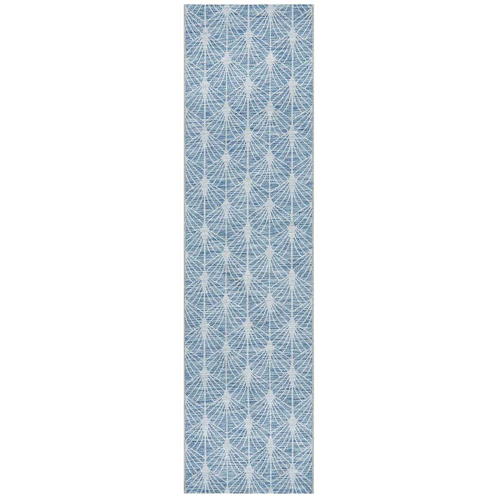 River Capri Blue Mosaic Runner