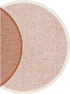 Randwick Rust Round Rug | Outdoor Rugs Belrose | Rugs 'N' Timber