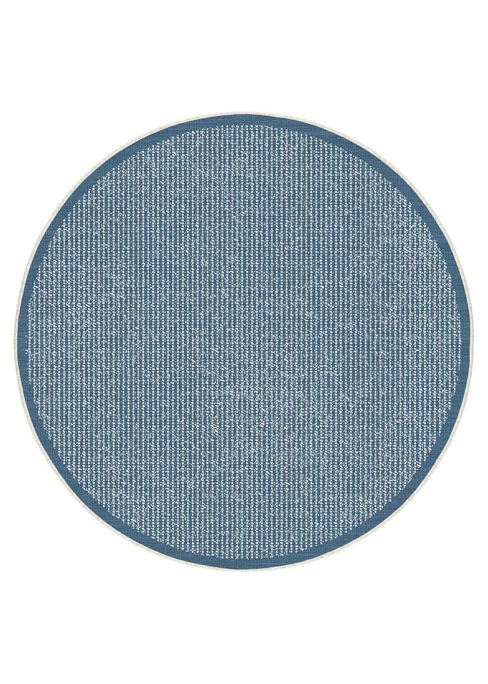 Randwick Blue Round Rug | Outdoor Rugs Belrose | Rugs 'N' Timber