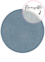 Randwick Blue Round Rug | Outdoor Rugs Belrose | Rugs 'N' Timber