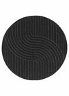 Randwick Black Round Rug | Outdoor Rugs Belrose | Rugs 'N' Timber