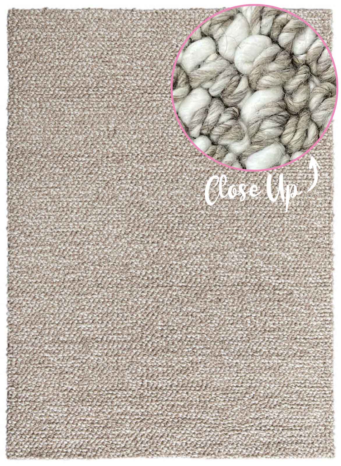 Aston Ice Coffee Wool Rug | Bayliss Rugs Belrose | Rugs 'N' Timber Floors