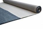 Riviera Blue Stripes Rug | Wool Rugs Belrose | Rugs N Timber