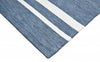 Riviera Blue Stripes Rug | Wool Rugs Belrose | Rugs N Timber