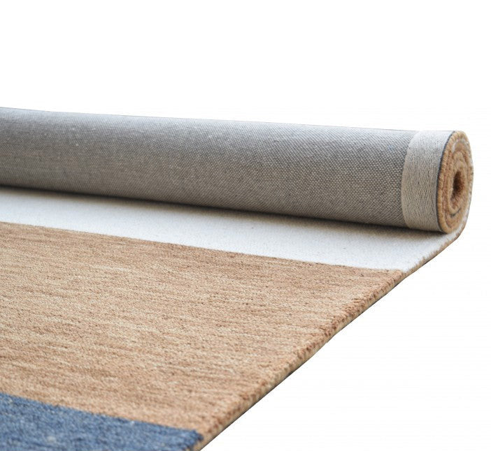 Riviera Tan Stripes Rug | Wool Rugs Belrose | Rugs N Timber