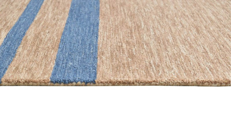 Riviera Tan Stripes Rug | Wool Rugs Belrose | Rugs N Timber