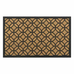 Acadia Faux Coir Doormat - Circles