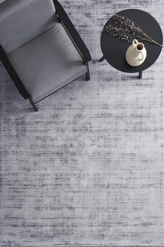 Sophia Grey Plain Rug