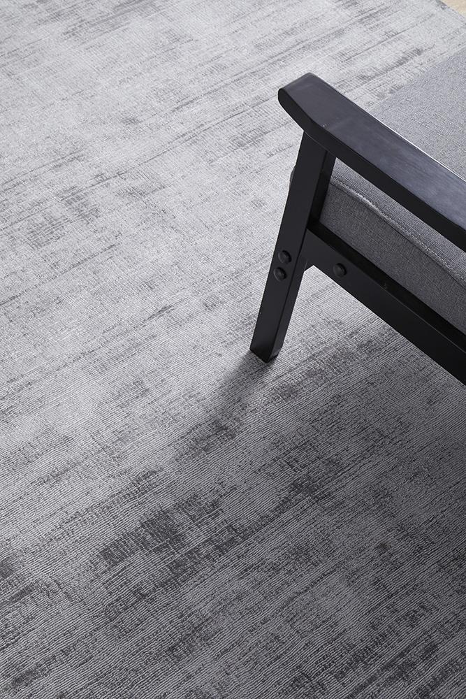 Sophia Grey Plain Rug