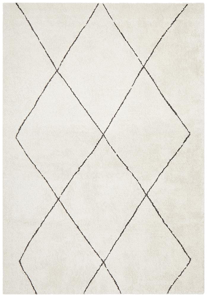 Charlotte Ivory Tribal Rug