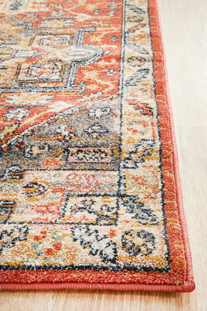 Kalani Terracotta Hall Runner | Traditional Rugs Belrose Sydney