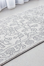 Zara Silver Bloom Runner | Hall Runners Rugs Belrose | Rugs N Timber