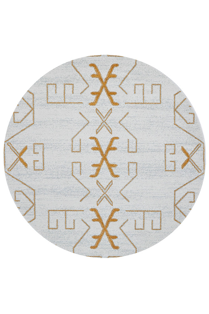 Zara Silver Atlas Rug | Round Rugs Belrose | Rugs N Timber