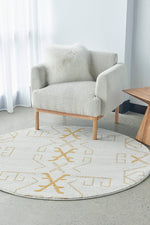 Zara Silver Atlas Rug | Round Rugs Belrose | Rugs N Timber