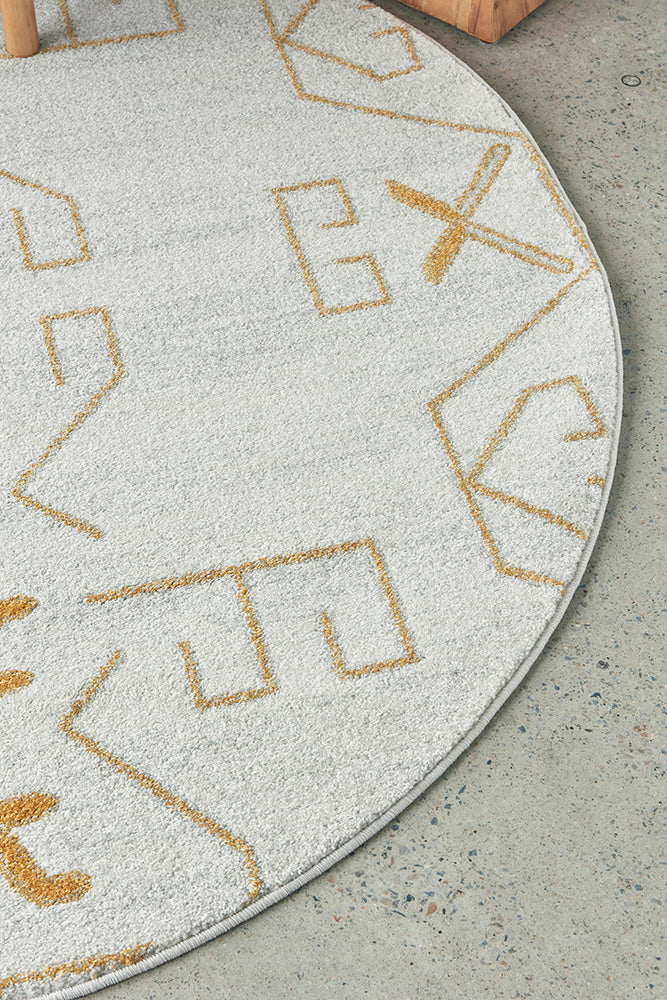 Zara Silver Atlas Rug | Round Rugs Belrose | Rugs N Timber