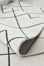 Zara Ivory Diamonds Runner | Hall Runners Rugs Belrose | Rugs N Timber