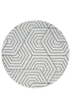 Zara Silver Hex Rug | Round Rugs Belrose | Rugs N Timber