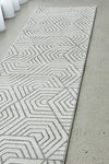 Zara Silver Hex Runner | Hall Runners Rugs Belrose | Rugs N Timber