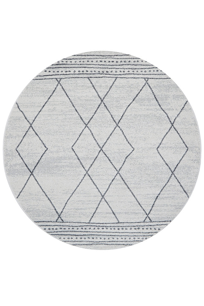 Zara Ivory Ourain Rug | Round Rugs Belrose | Rugs N Timber