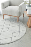 Zara Ivory Ourain Rug | Round Rugs Belrose | Rugs N Timber