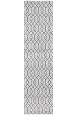 Zara Silver Eyelet Runner | Hall Runners Rugs Belrose | Rugs N Timber