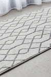 Zara Silver Eyelet Runner | Hall Runners Rugs Belrose | Rugs N Timber