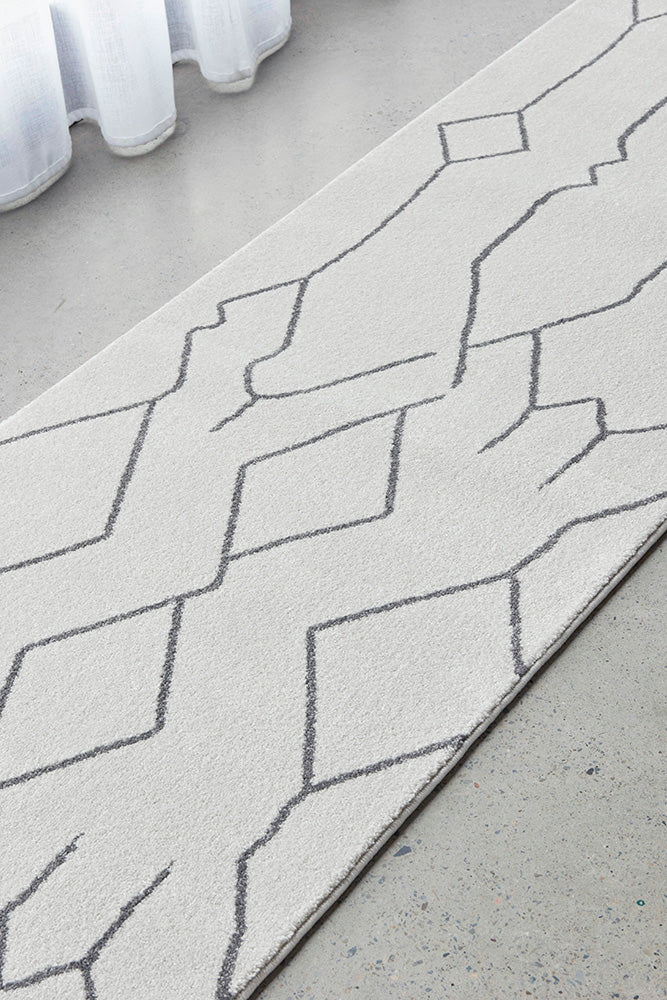 Zara Silver Native Runner | Hall Runners Rugs Belrose | Rugs N Timber