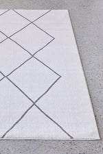 Zara Ivory Criss Cross Rug | Modern Rugs Belrose | Rugs N Timber