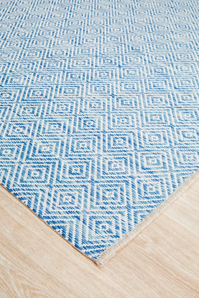 River Blue Waterproof Rug | Outdoor Rugs Belrose | Rugs N Timber