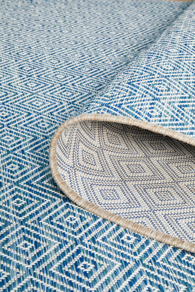 River Blue Waterproof Rug | Outdoor Rugs Belrose | Rugs N Timber