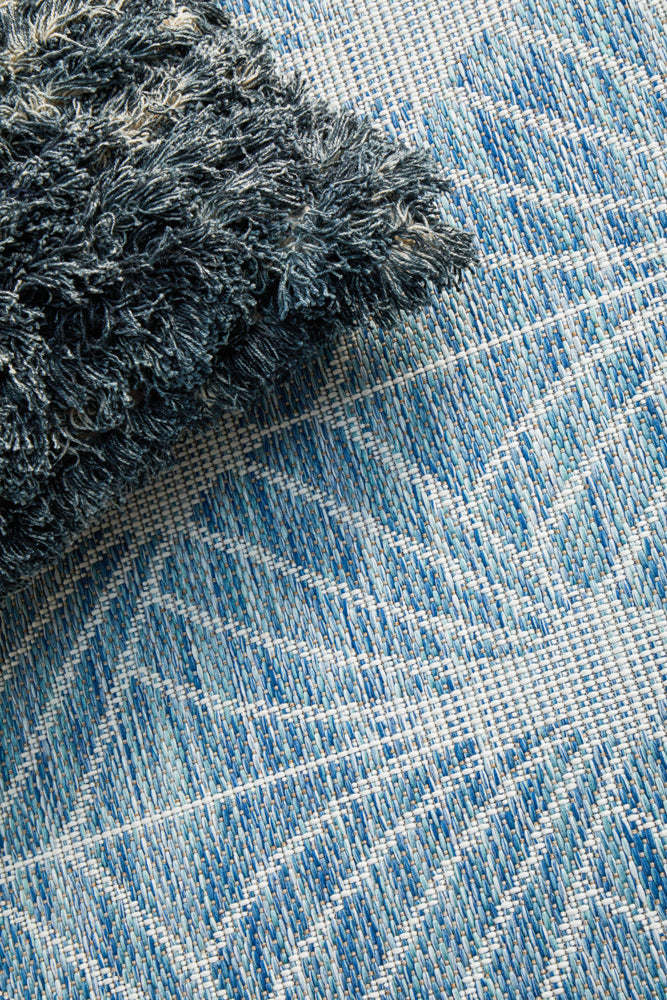 River Blue Waterproof Rug | Outdoor Rugs Belrose | Rugs N Timber