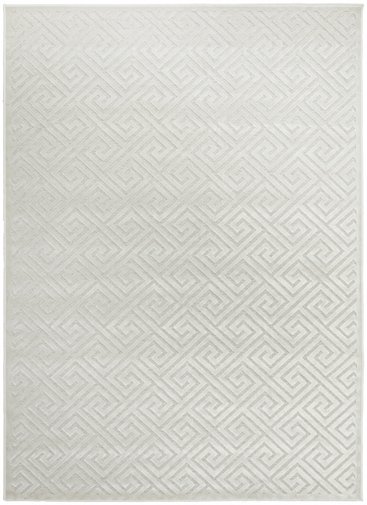 Tiffany Pearl Greek Key Rug