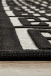 Tiffany Black & Gold Maze Rug