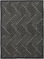 Tiffany Black & Gold Weave Rug