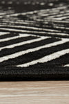 Tiffany Black & Gold Weave Rug