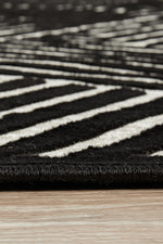 Tiffany Black & Gold Weave Rug