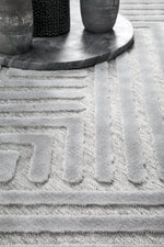 Tiffany Silver Weave Rug